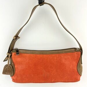 Petusco Leather Baguette Purse Shoulder Bag